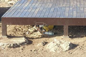  El solárium de Taliarte, un foco de infección/TA.